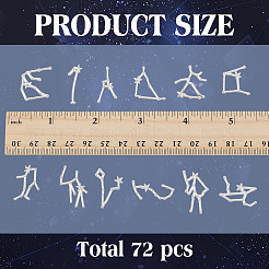 6 набор кабошонов из цинкового сплава&nbsp;FIND-LP0001-67