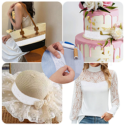 Плоская хлопковая кружевная лента длиной 10 ярд.&nbsp;OCOR-GF0002-78A