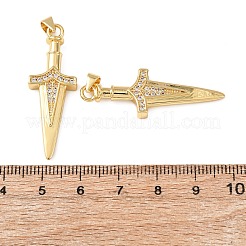 Латунные микро проложить кубического циркония подвески&nbsp;KK-C143-02G