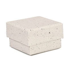 Квадратные бумажные коробки для хранения украшений с губкой внутри&nbsp;LS-CON-I013-01A