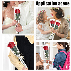 100 шт. трапециевидные пластиковые пакеты для букетов цветов из ОПП&nbsp;ABAG-AR0001-09B