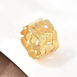 Открытые кольца манжеты из нержавеющей стали 304&nbsp;RJEW-Z125-01G