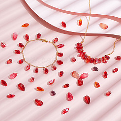 180 шт. 9 вида прозрачных стеклянных бусин&nbsp;GLAA-GA0002-17