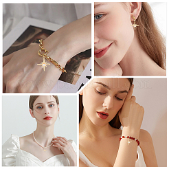 40 шт. подвески из латуни и АБС-пластика с имитацией жемчуга&nbsp;KK-BBC0022-15