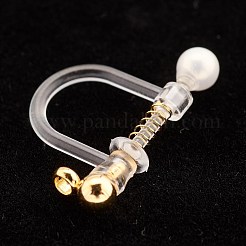 Фурнитура для сережек-клипс из нержавеющей стали 304&nbsp;LS-STAS-G247-02G