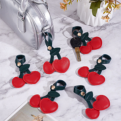 7 шт. подвесные украшения из искусственной кожи&nbsp;KEYC-NB0001-80