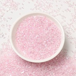 Прозрачная гальваническая поделка из измельченного стекла&nbsp;GLAA-F123-03