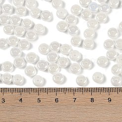 Непрозрачные цвета блестящие стеклянные бусины&nbsp;X1-SEED-P008-01C-07