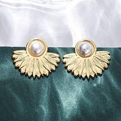 Серьги-гвоздики из нержавеющей стали 304&nbsp;EJEW-B108-14G