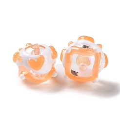 Непрозрачные акриловые бусины&nbsp;ACRC-H001-01G