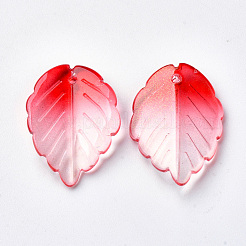 Прозрачный лак окрашенные стеклянные подвески&nbsp;GLAA-S054-006B-03