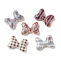 Печатные непрозрачные акриловые бусины&nbsp;OACR-I027-01A-02