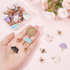 Подвески из сплава эмали 40шт 10 стиля&nbsp;ENAM-PH0002-51