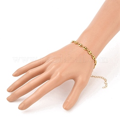 Браслеты-цепочки из нержавеющей стали 304 в виде кофейных зерен&nbsp;BJEW-JB05552