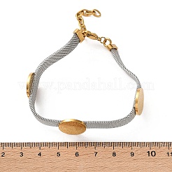 Браслеты-цепочки для часов из нержавеющей стали 304 для женщин&nbsp;BJEW-G770-01A-GP