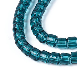 Прозрачные стеклянные бусины&nbsp;GLAA-N065-4x4mm-A07