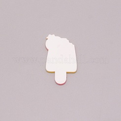 Кабошоны из смолы&nbsp;RESI-WH0025-28B