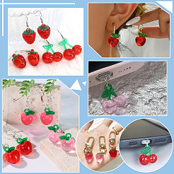 72шт 9 стиля прозрачные подвески из смолы&nbsp;RESI-WR0001-17