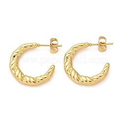 Серьги-гвоздики из нержавеющей стали 304&nbsp;EJEW-L296-055G