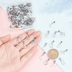 80 шт. 4 подвески из нержавеющей стали 304&nbsp;STAS-PH0004-21