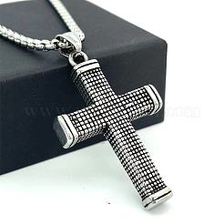 Винтажный кулон-крест из нержавеющей стали 304 для мужчин.&nbsp;KB2372