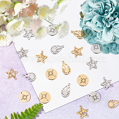 24 шт. 3 подвески из нержавеющей стали 201&nbsp;STAS-DC0006-09