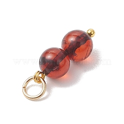 Круглые подвески из натурального янтаря&nbsp;PALLOY-JF04989