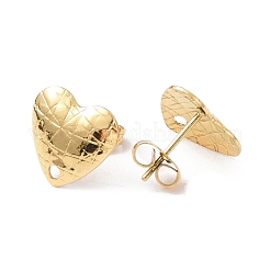 Ионное покрытие (ip) 304 нержавеющая сталь серьги-гвоздики фурнитура&nbsp;EJEW-I285-11G