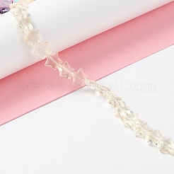 Прозрачный стеклянный бисер нить&nbsp;GLAA-K057-01L