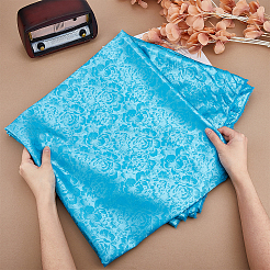 Полиэфирная ткань с цветочным узором&nbsp;DIY-WH0021-39B