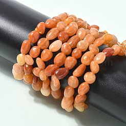 Браслеты из натуральных красных бусин авантюрина для мужчин и женщин&nbsp;LS-BJEW-I320-01A