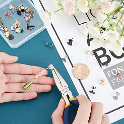 30 шт. 5-цветное ионное покрытие (IP) 304 нержавеющая сталь серьги-гвоздики фурнитура&nbsp;STAS-UN0029-83