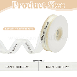 С днем рождения полиэстеровые ленты&nbsp;SRIB-WH0011-341A