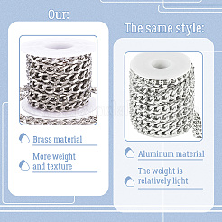 1 рулон латунных граненых панцирных цепей&nbsp;CHC-TA0001-32