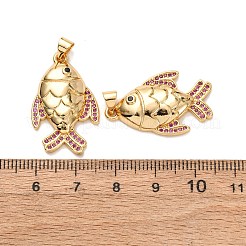 Латунные микро проложить кубического циркония подвески&nbsp;KK-K408-61G-01