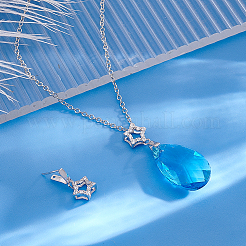 2 шт. 925 подвески из стерлингового серебра с микропаве из кубических цирконий&nbsp;STER-PH0001-96