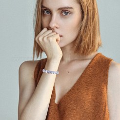 50 шт. стеклянные бусины с электроплитой&nbsp;GLAA-HS0001-09C