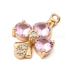 Латунные микро проложить кубического циркония подвески&nbsp;KK-K274-13G