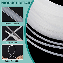 Пластиковый обшивочный шитьё свадебное платье ткань&nbsp;DIY-WH0170-44