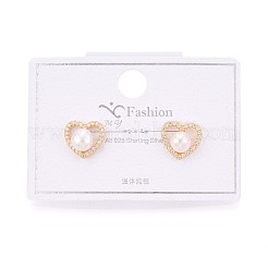 925 серьги-гвоздики из стерлингового серебра с микропаве из прозрачных кубических цирконий&nbsp;STER-N016-78G