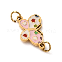 Подвески-бабочки из эмалированной нержавеющей стали 304&nbsp;STAS-B093-24G