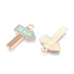 Подвески из сплава и эмали на пляжную тематику&nbsp;ENAM-T022-33J