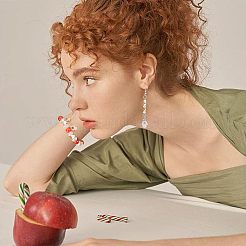 12 шт. 2 цвета латунные микро проложить прозрачные кубические циркониевые подвески&nbsp;ZIRC-NB0001-77