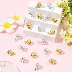 10шт 2 цвета латунные подвески&nbsp;KK-YW0004-34