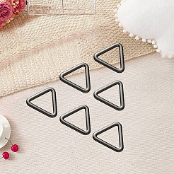 20 шт. треугольные сплавные соединительные кольца&nbsp;FIND-CY0001-17B