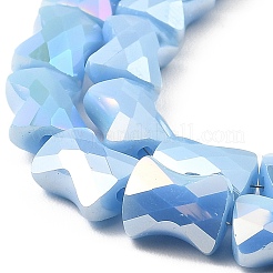 Нити стеклянных бусин ab цветной пластины&nbsp;EGLA-P051-06A-B06