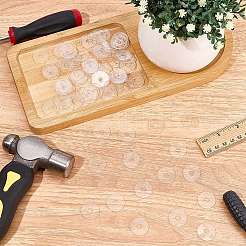 100 шт. ПВХ прокладка для глаз куклы&nbsp;DIY-CP0013-13