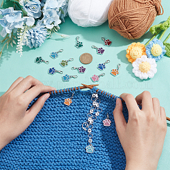 Наборы счетчиков цепочек для вязания рядов и маркеров для запирания петель&nbsp;HJEW-AB00537