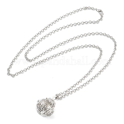 Латунь подвесные ожерелья&nbsp;NJEW-P299-A07-P