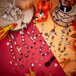 Наборы для изготовления браслетов на тему хэллоуина своими руками&nbsp;DIY-SC0031-79